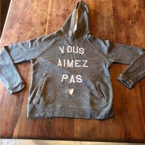 Forever 21 Graphic Gray Hoodie